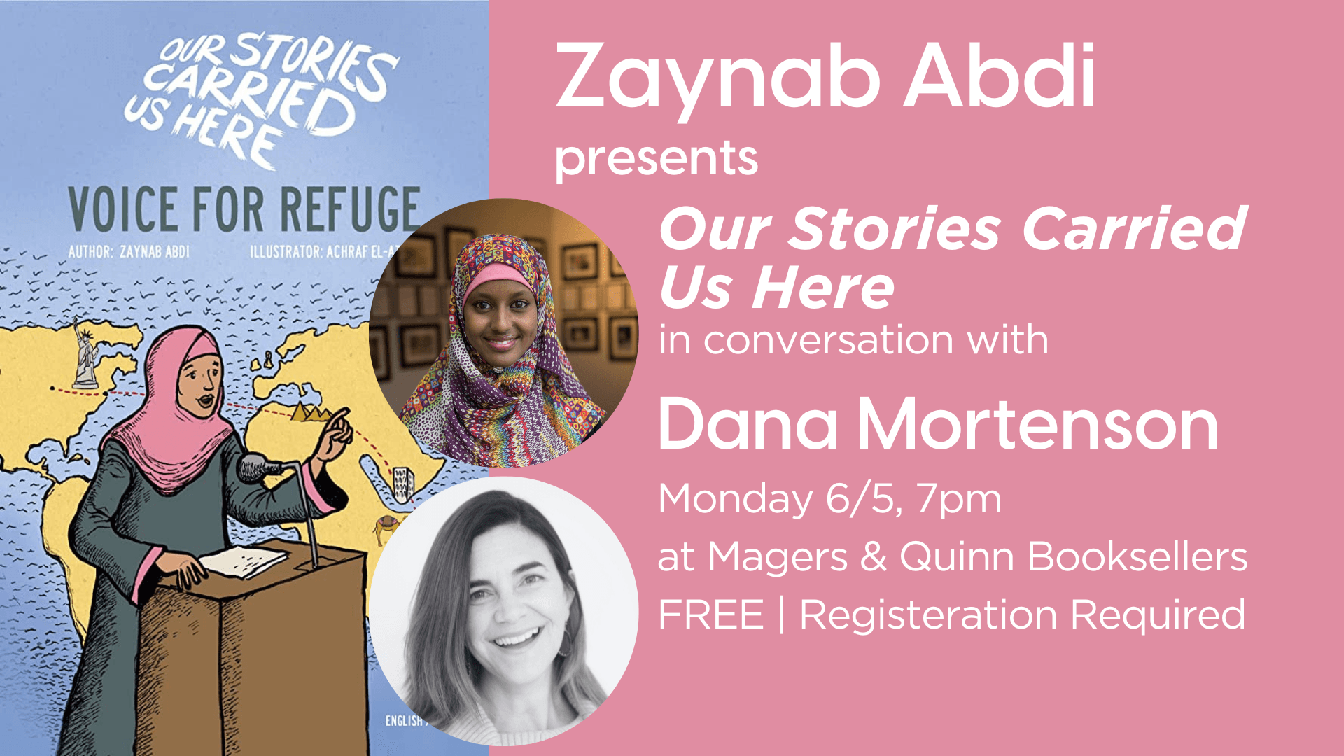 Zaynab Abdi Presents Our Stories Carried Us Here in Conversation with Dana Mortenson image